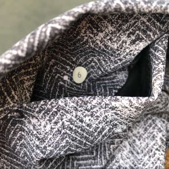 LULULEMON crop pants 6 leggings mesh gray - Picture 5 of 5